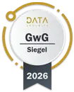 Auszeichnung DATA Security GwG-Siegel 2026 für R.TAX Steuerberatung in Berlin
