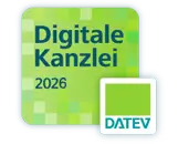 Fünffache Auszeichnung DATEV Digitale Kanzlei 2022 bis 2026 für R.TAX Steuerberatung in Berlin